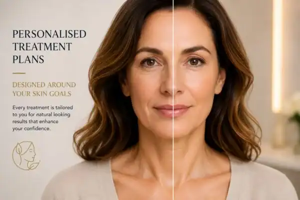 Before and after results of Collagen Lift Therapy Farnham