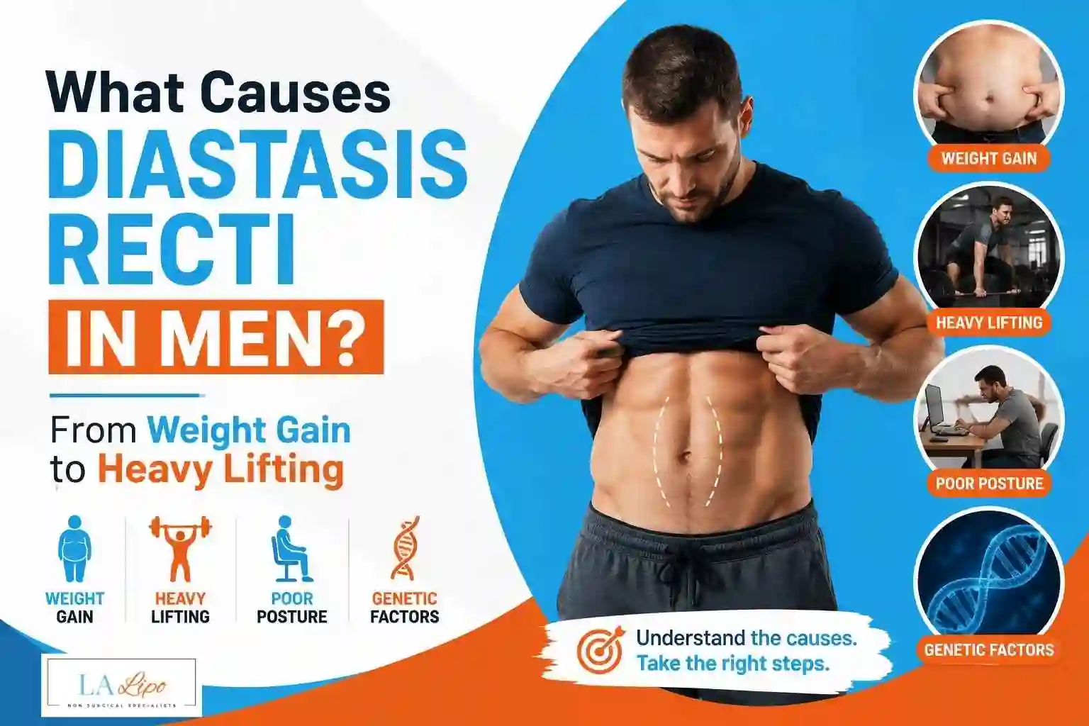 What Causes Diastasis Recti in Men? From Weight Gain to Heavy Lifting Farnham